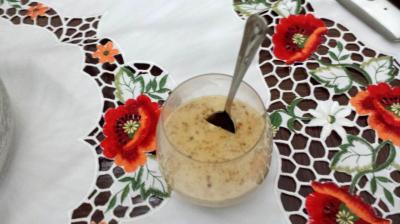 Panacotta au pralin