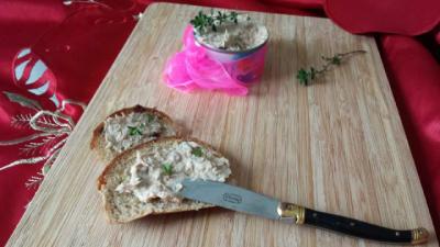 Rillettes de thon au thym citron