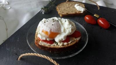 tartine tomate chèvre