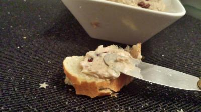 Rillettes de thon au cranberries