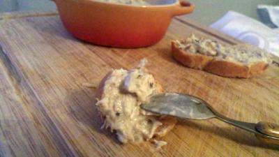 Rillettes de maquereau citron et thym