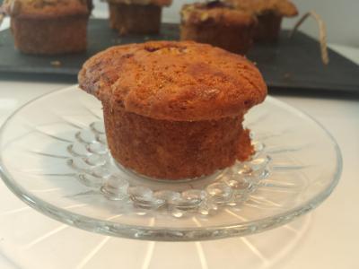 Muffins vanille et framboise