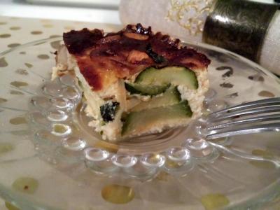 Flan de courgettes au parmesan