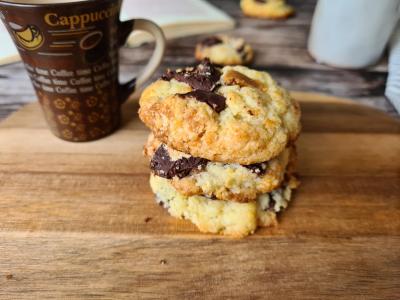 Cookies chocolat et caramel