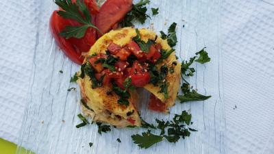 Bowl cake tomate