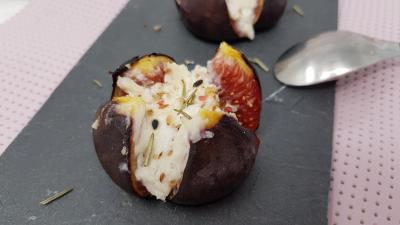 Figues roties au chevre