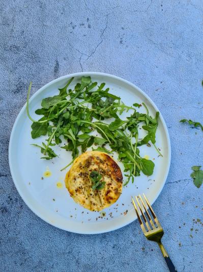 Flan asperges et feta