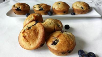 Muffins aux myrtilles