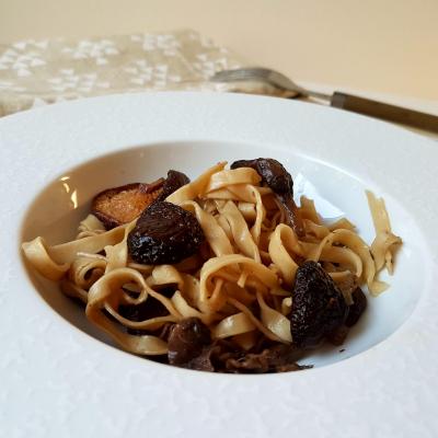 Nouilles chinoises aux champignons