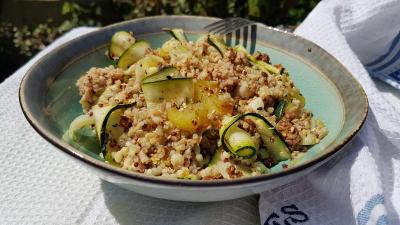 Salade quinoa et courgettes