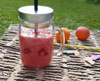 Smoothie framboises et abricots