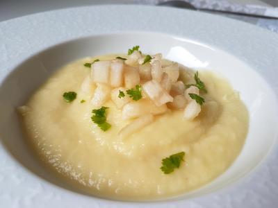 Soupe de panais et poires