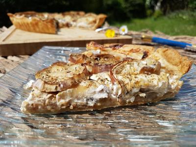 Tarte aubergines