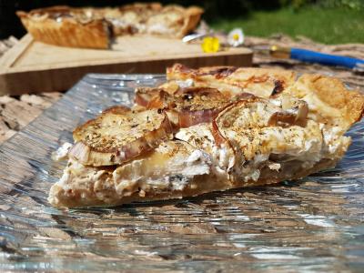 Tarte aux aubergines