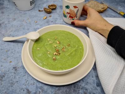 Velouté de brocoli au lait de coco