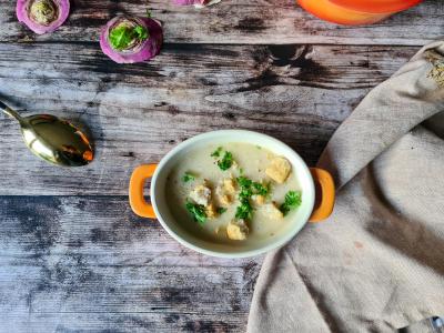 Veloute de navets au miel