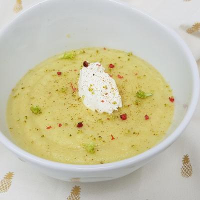 Velouté de panais et brocolis