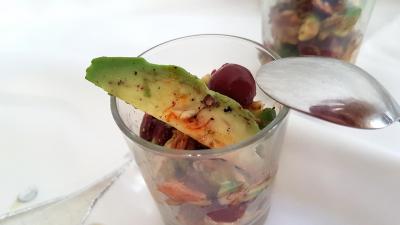 Verrine avocat et maquereau